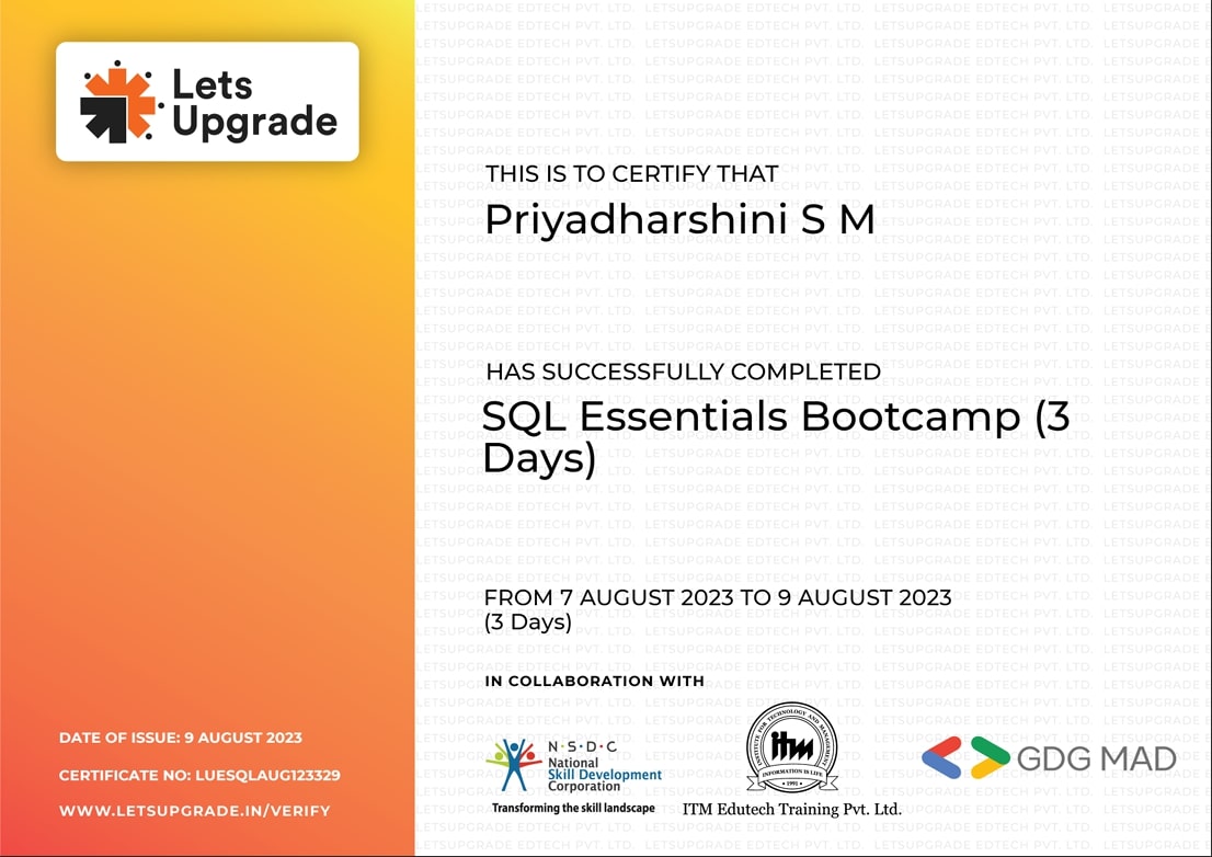 SQL Essential Bootcamp